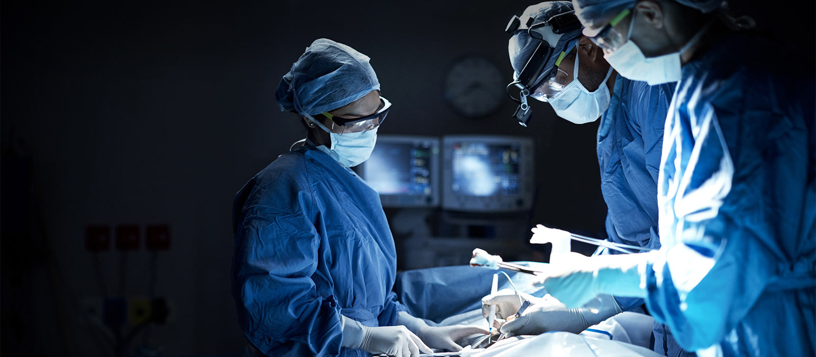 Surgeons in operating room