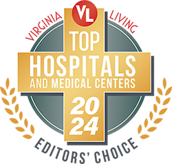 Virginia Living top hospitals badge